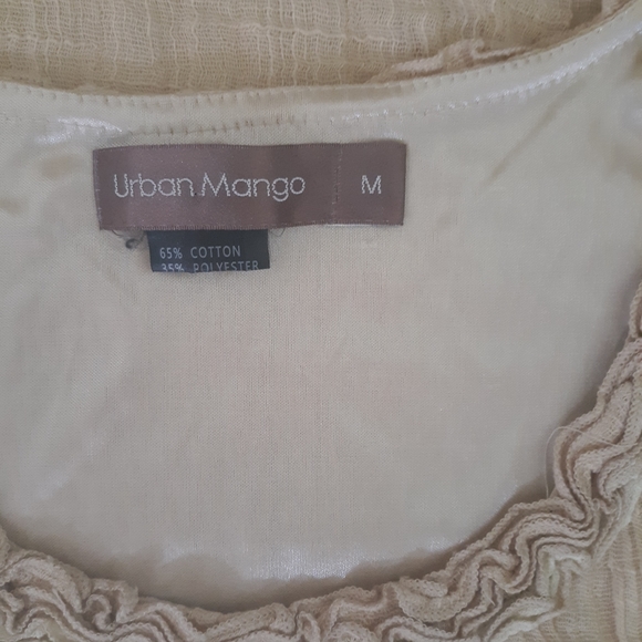 Urban mango ruffle gauze sundress medium *6 - Picture 5 of 5